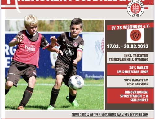 Fußballcamp der FC St. Pauli Rabauken in Wissingen 2023
