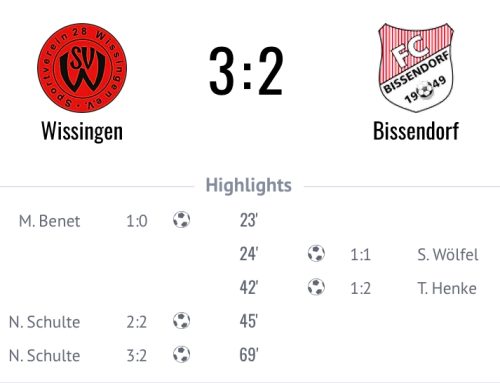 Sieg im Nachbarschaftsduell – 1. Herren gewinnt knapp