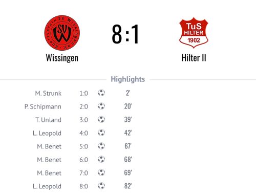 Letztes Heimspiel der Saison endet siegreich – 1. Herren gewinnt problemlos